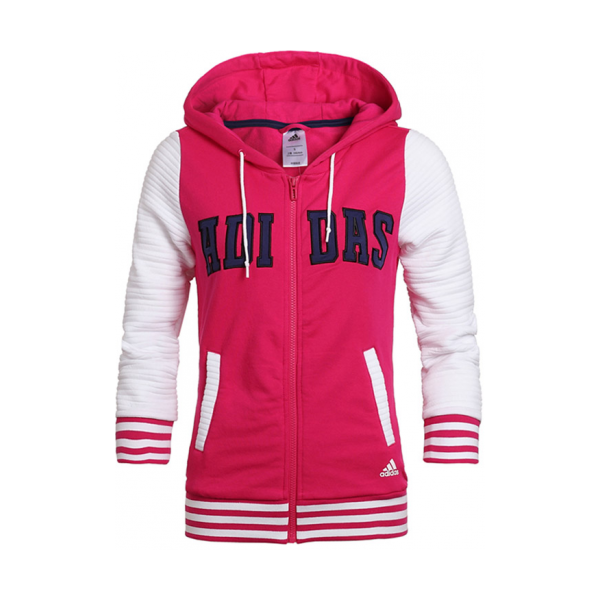 adidas 运动连帽针织夹克 男女同款 AH5702 AH5701