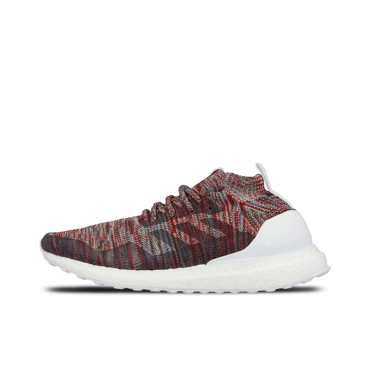 推荐商品：adidas Ultra Boost MID 跑鞋 编织防滑耐磨缓震轻便透气织物 Aspen Kith联名/白彩虹