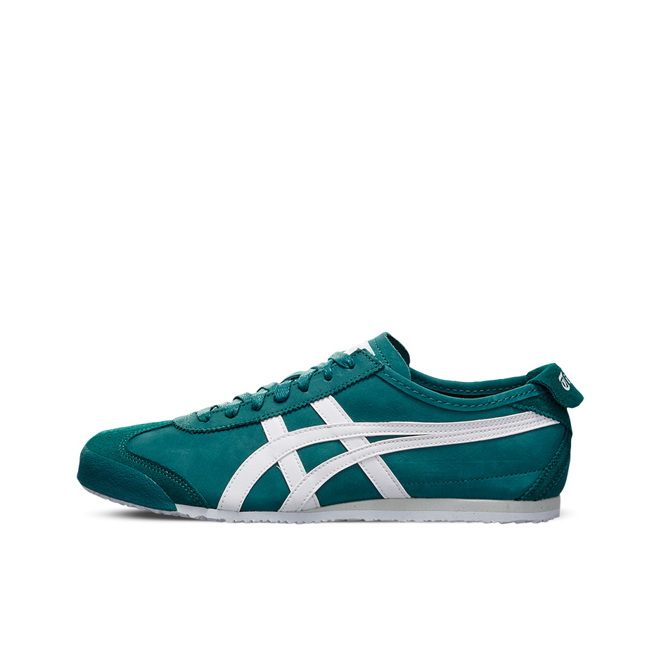 推荐商品：Onitsuka Tiger Mexico 66 德训鞋 运动休闲鞋 复古轻便透气舒适百搭防滑 Spruce Green/White 湖绿色