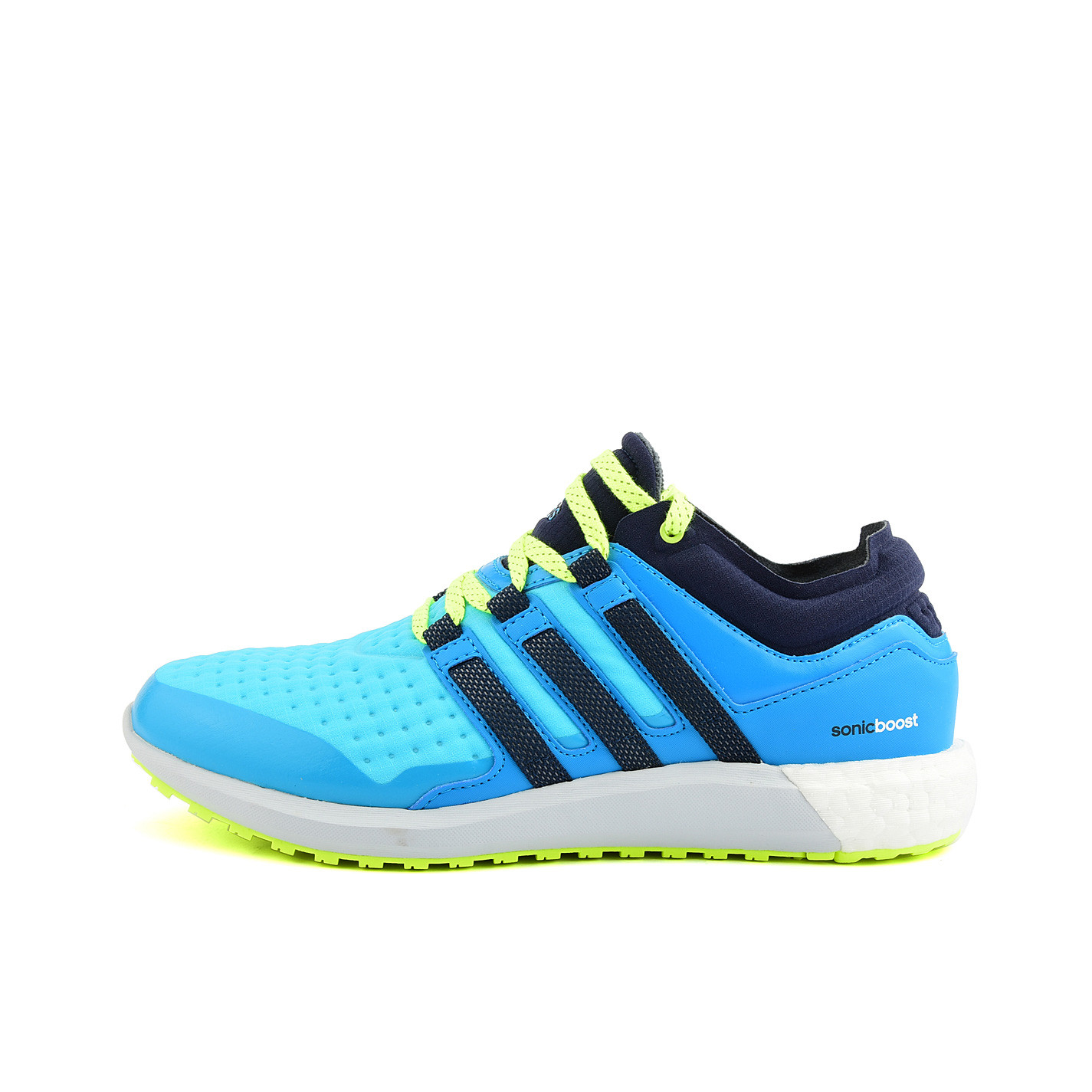 推荐商品：adidas CH Sonic Boost 防滑耐磨 舒适减震 轻便透气 运动 百搭 跑鞋 Blue/Black/Grey/White 蓝
