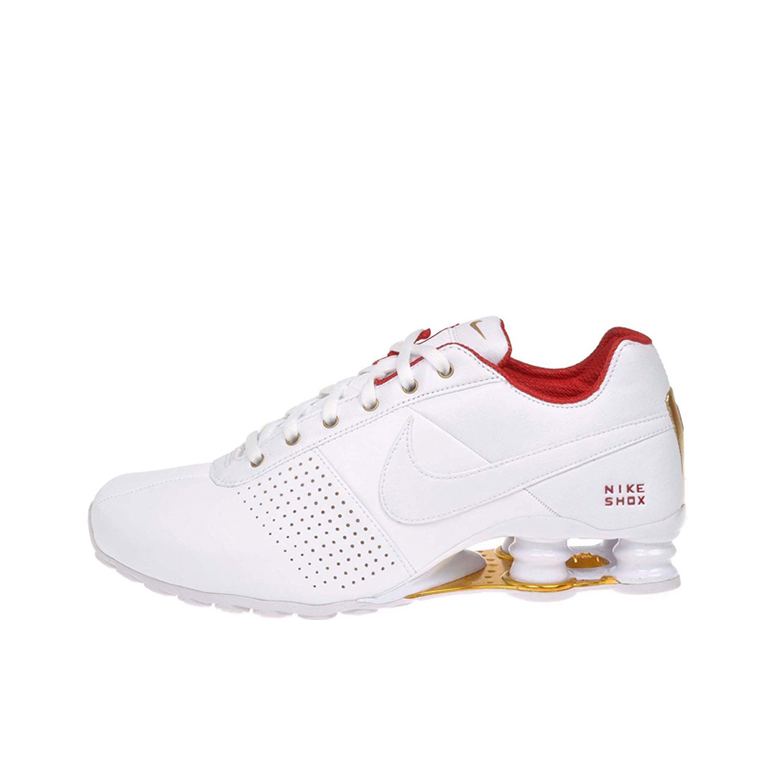推荐商品：Nike Shox Avenue 跑鞋 舒适简约柔软减震防滑耐磨训练 White Red 白红