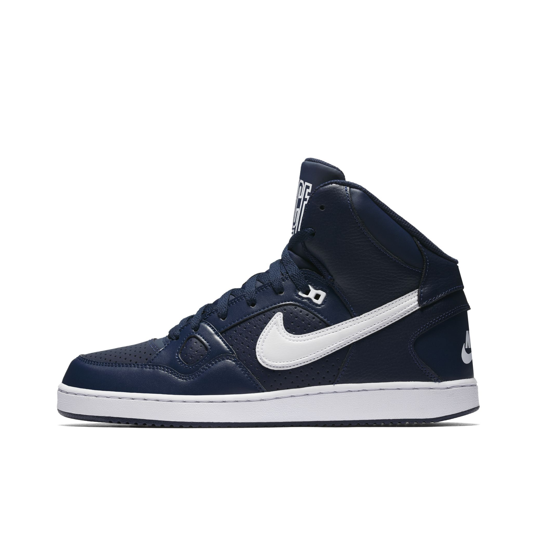 推荐商品：Nike Son Of Force 减震 透气 舒适 百搭 防滑耐磨 板鞋 Midnight Navy/White 蓝白Mid