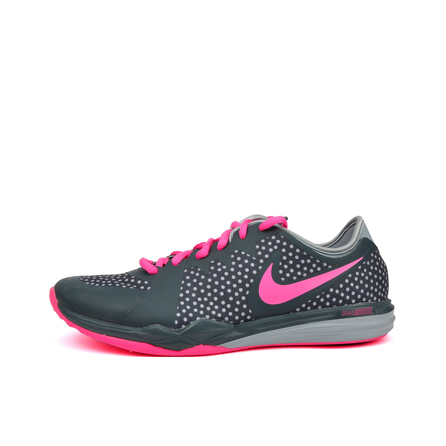 推荐商品：Nike Dual Fusion TR 3 休闲 跑鞋 Gray Pink 黑粉