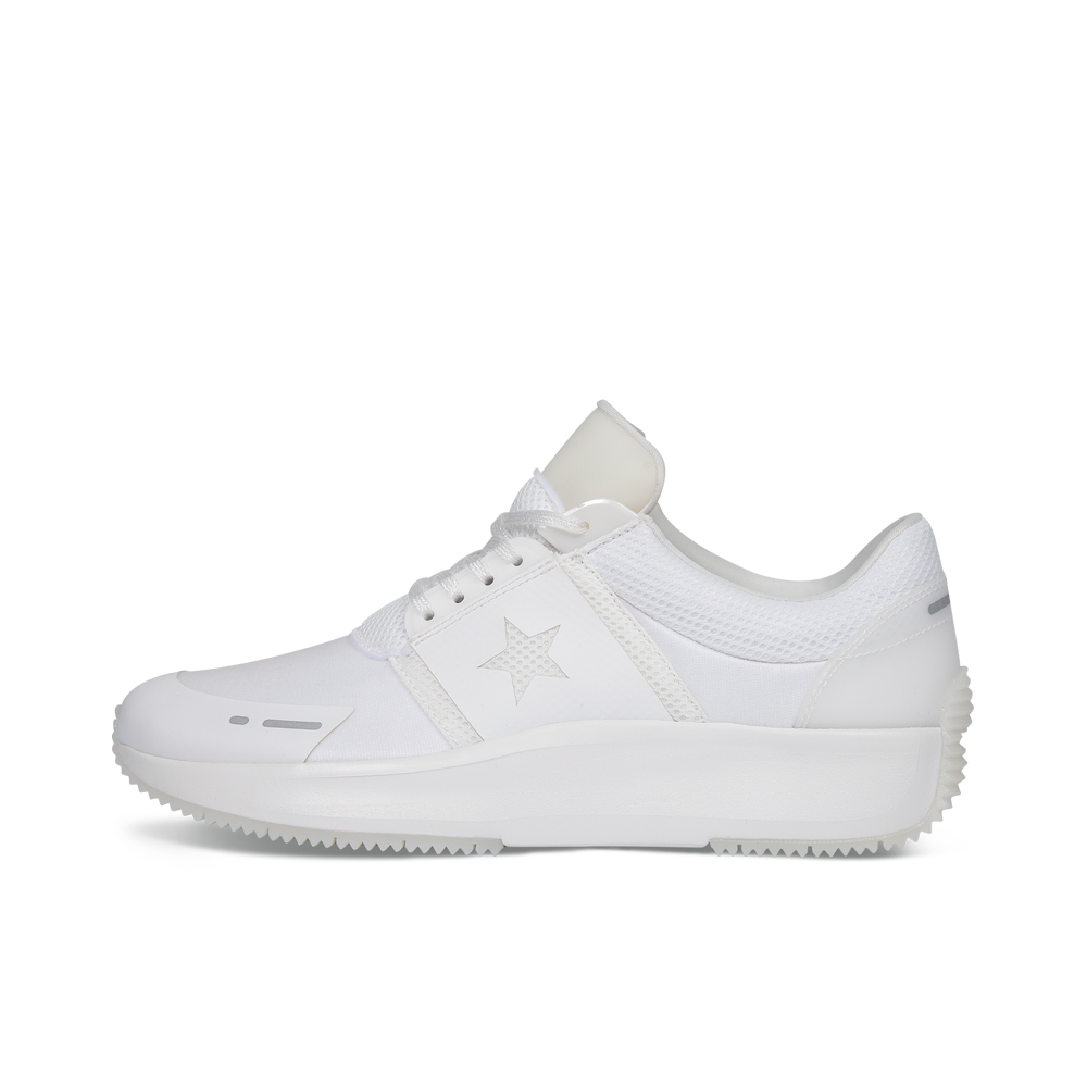 推荐商品：Converse/匡威 Run Star 防滑耐磨 减震轻便 舒适透气 织物 百搭 运动休闲鞋 White 纯白
