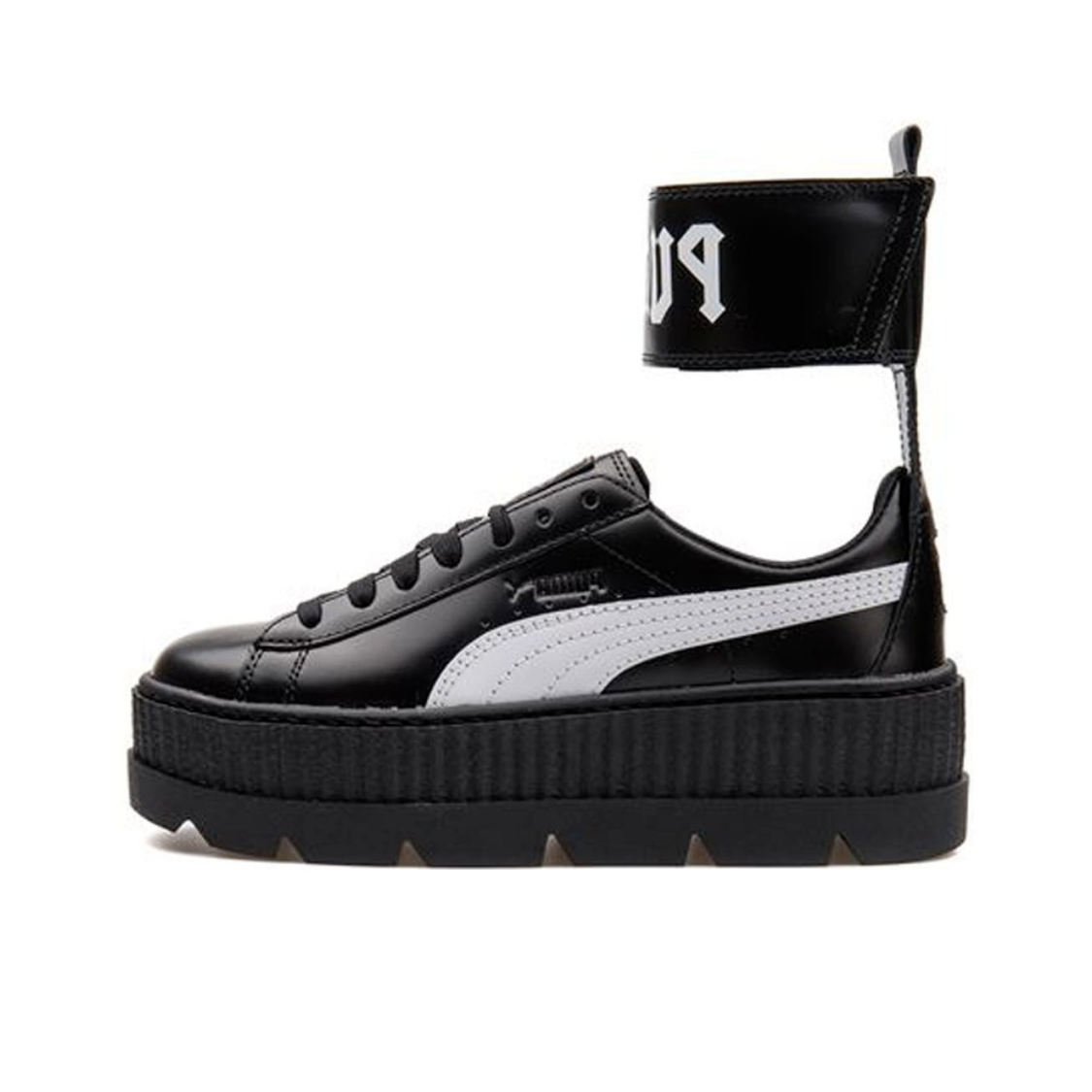 推荐商品：Puma/彪马 Ankle Strap Rihanna 防滑耐磨 轻便透气 厚底 运动休闲鞋 Black 黑色