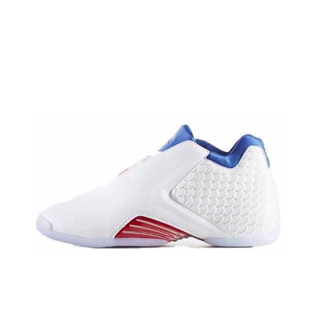 推荐商品：adidas T Mac 3 篮球鞋 缓震回弹防滑耐磨支撑轻便实战百搭舒适 White/Multi-Color 炫彩