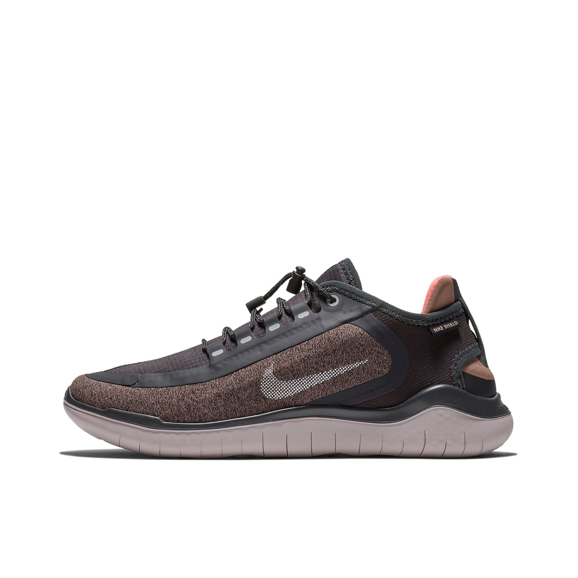 推荐商品：Nike Free RN 2018 Shield 防滑耐磨 减震透气 低帮 跑鞋 Oil Grey 油灰