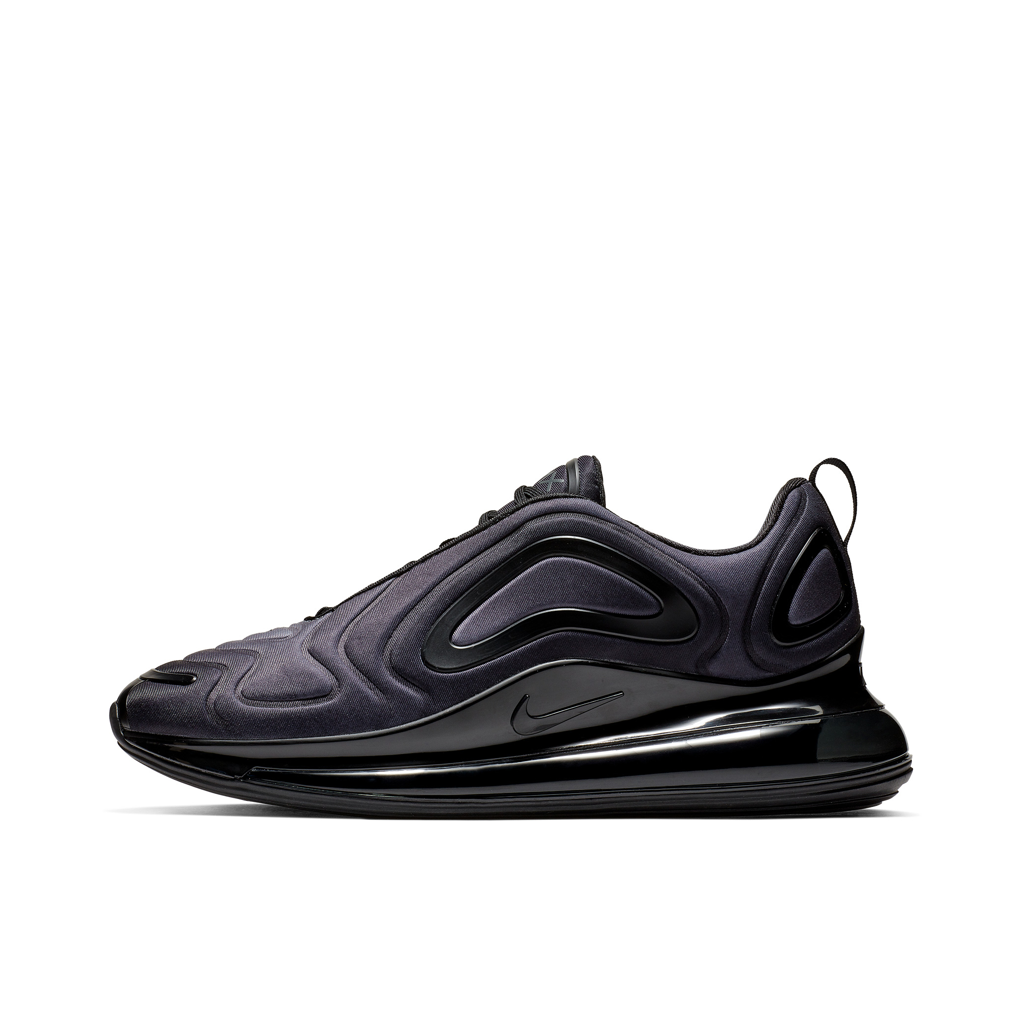 推荐商品：Nike Air Max 720 全掌气垫 缓震回弹 耐磨 舒适透气 轻便 复古 跑鞋 Carbone Grey/Black 日食