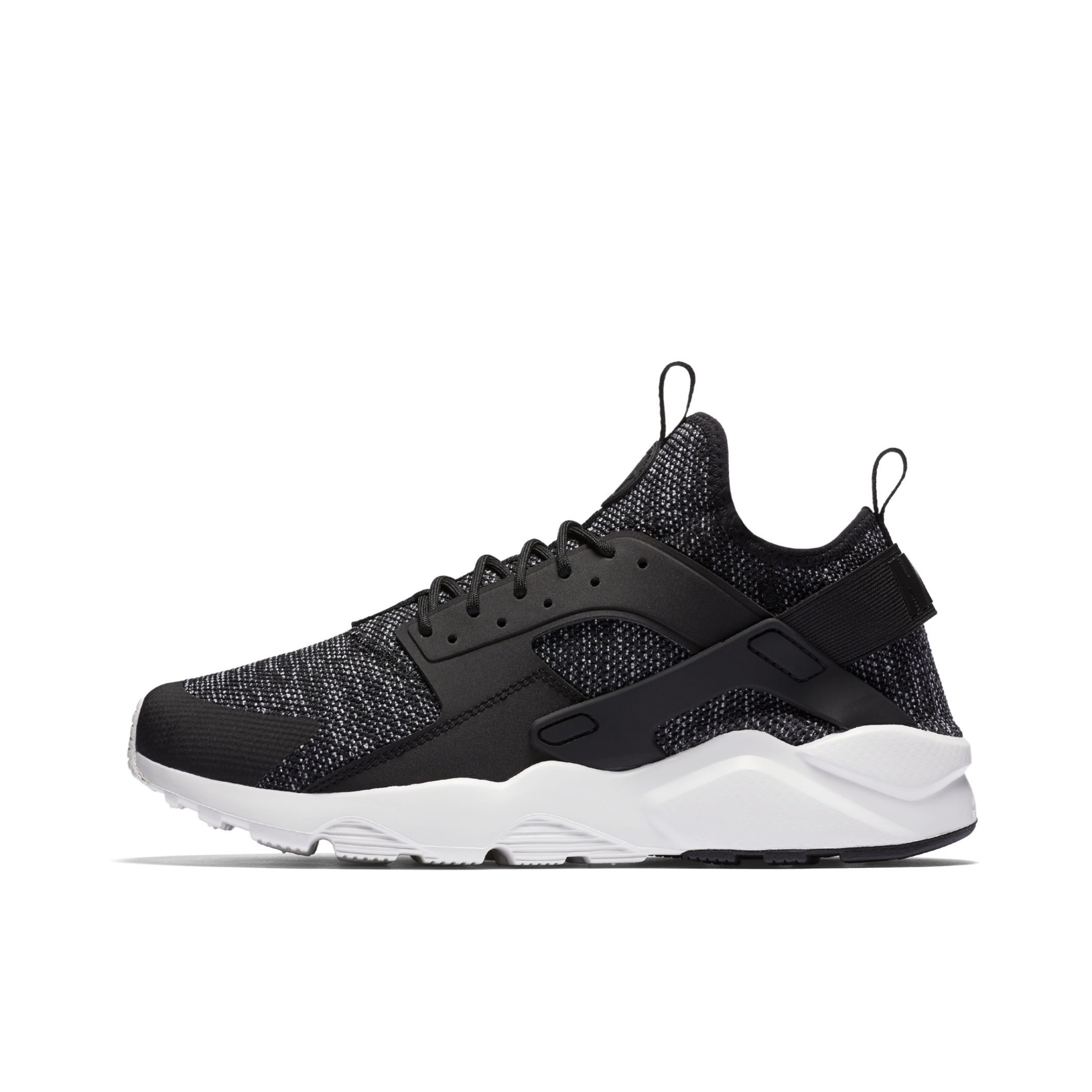 推荐商品：Nike Air Huarache Ultra 跑鞋 防滑耐磨舒适透气防水减震轻便复古百搭织物包裹性 Black Ivory 深灰色