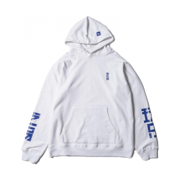 Fatecarol 印花连帽套头卫衣 男女同款