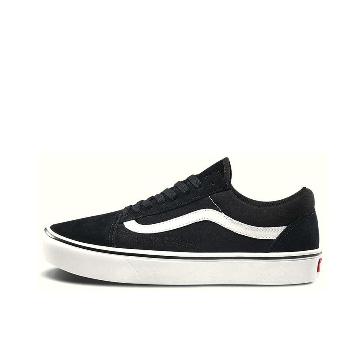 推荐商品：Vans/范斯 Old Skool 滑板鞋 板鞋 轻便防滑复古舒适经典 ComfyCush/Black/White ComfyCush/黑白