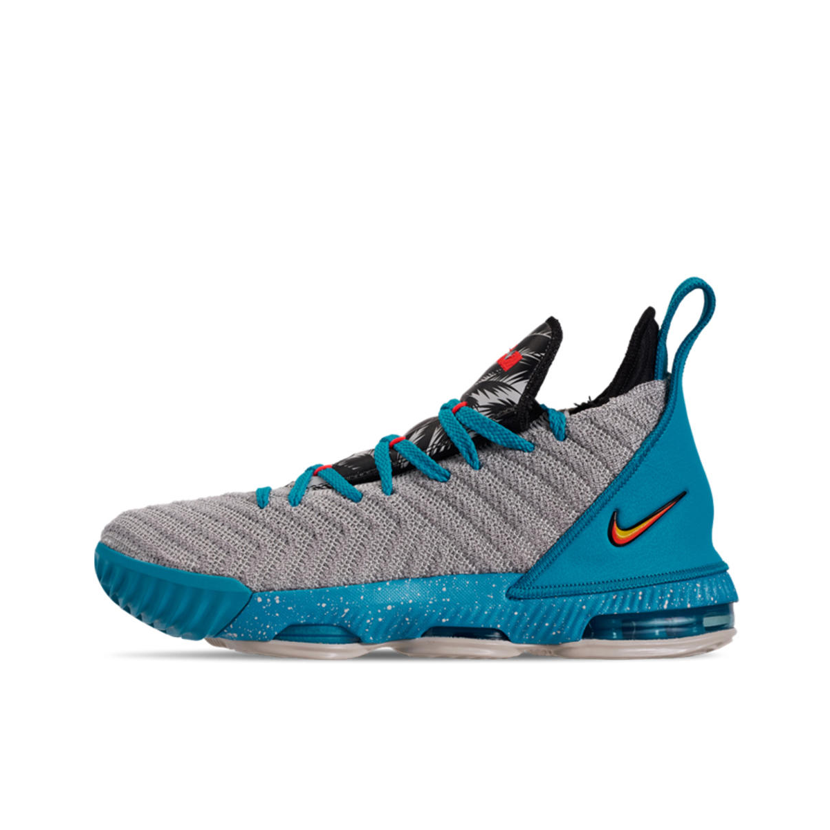 推荐商品：Nike Zoom LeBron 16 詹姆斯 缓震回弹 防滑耐磨 圆头 实战 篮球鞋 South Beach GS/南海岸