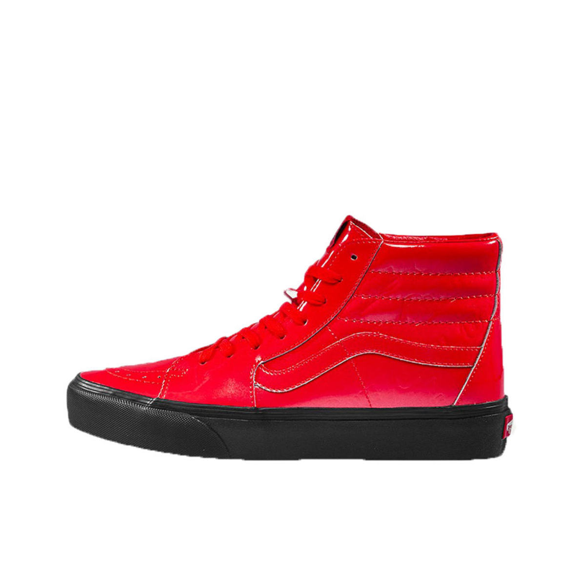 推荐商品：Vans/范斯 SK8-Hi 板鞋 潮流经典拼接复古街头厚底 David BOwie/Ziggy Stardust avid Bowie联名/红色黑底