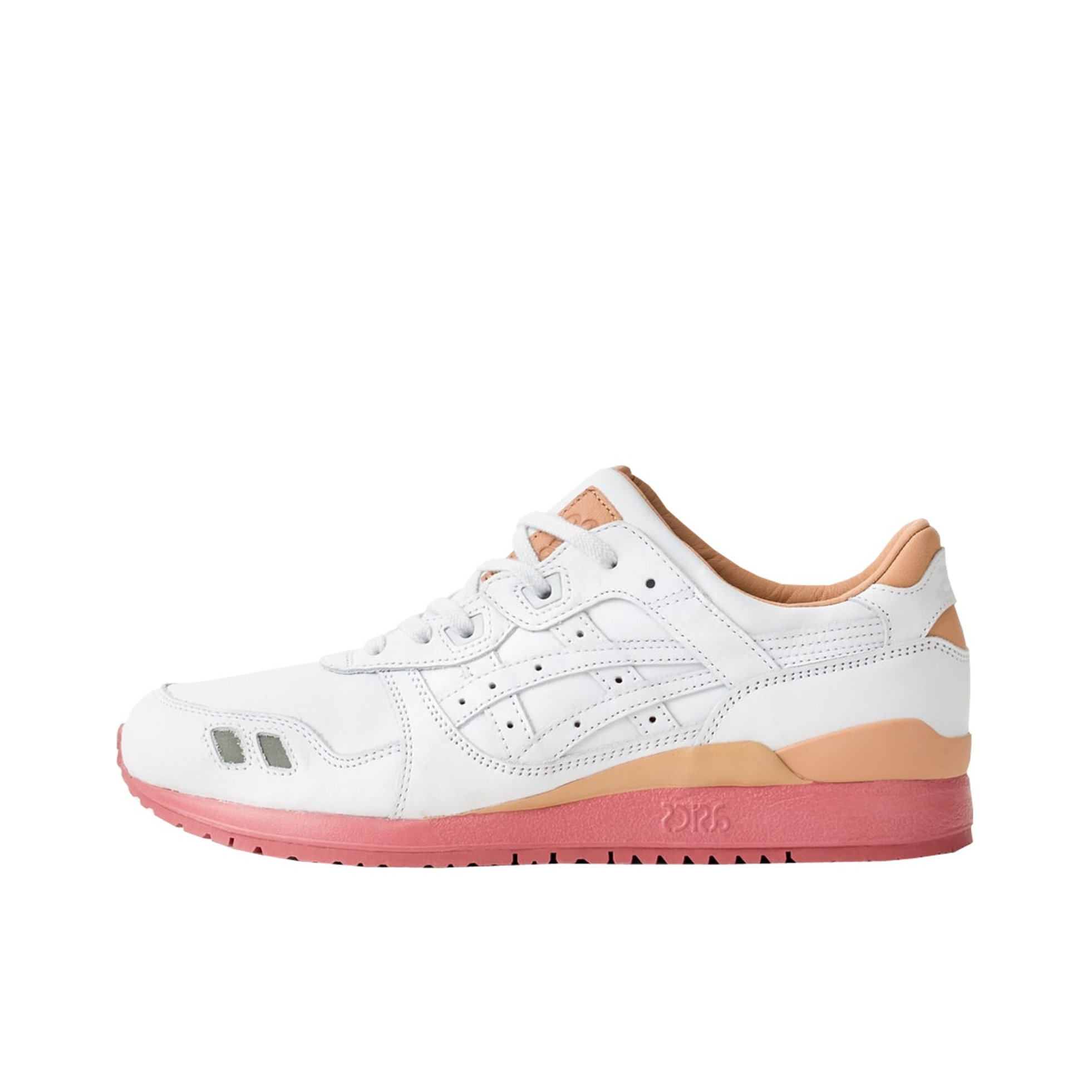 推荐商品：Asics/亚瑟士 Gel-Lyte 3 OG 减震回弹 耐磨防滑 舒适透气 合成革 缓震 复古 低帮 跑鞋 White/Brown PACKERS x J. Crew三方联名/白棕