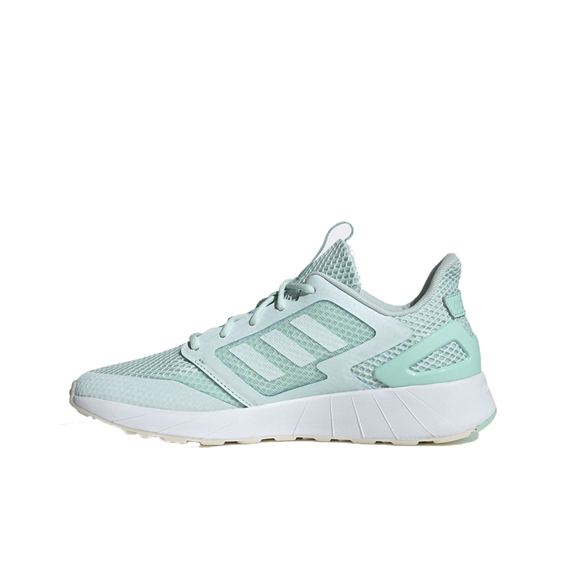推荐商品：adidas Questar Strike Climacool 缓震耐磨 网面透气 跑鞋 Mint Green 薄荷绿