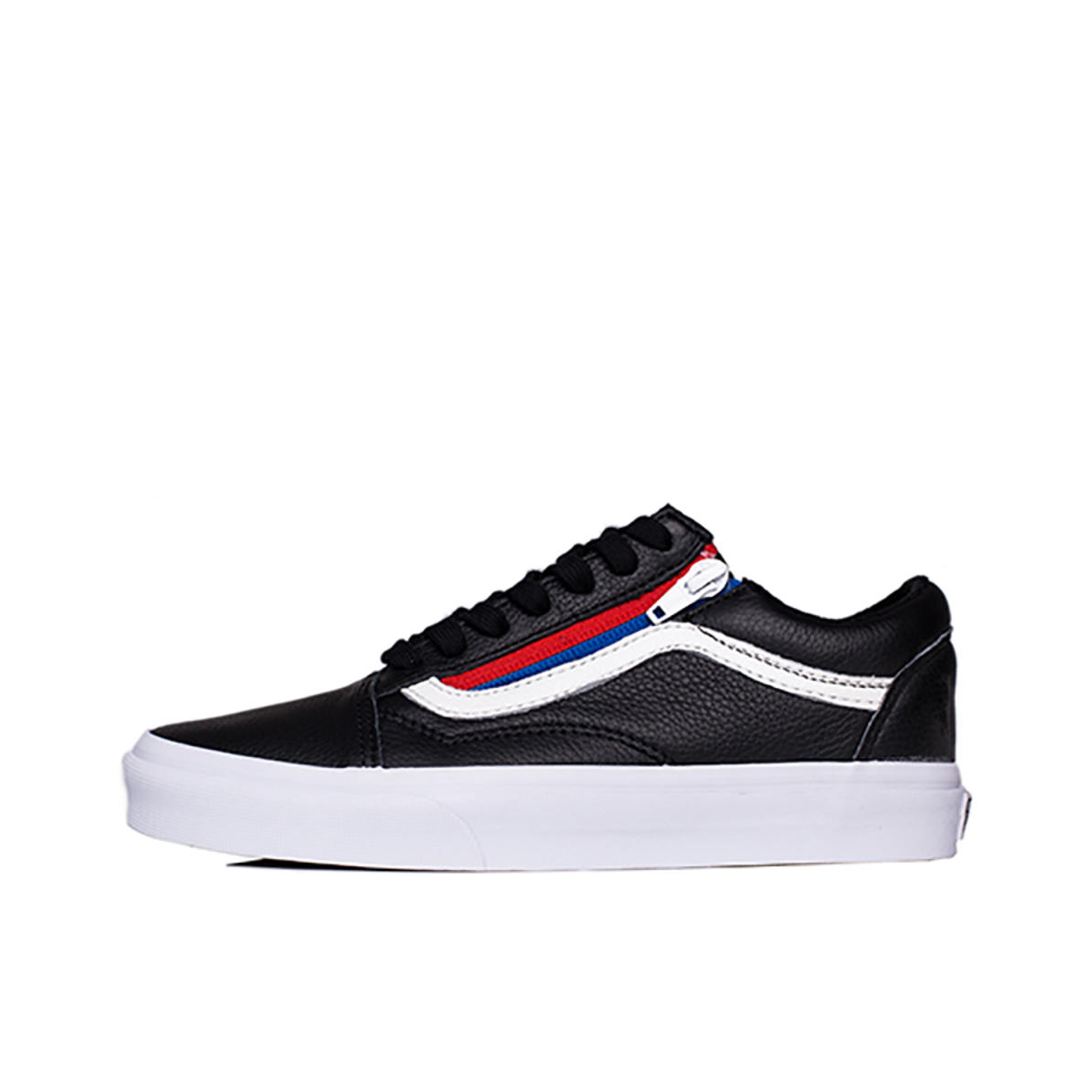 推荐商品：Vans/范斯 Old Skool 滑板鞋 板鞋 轻便防滑复古舒适经典 Black/White 黑白/侧拉链