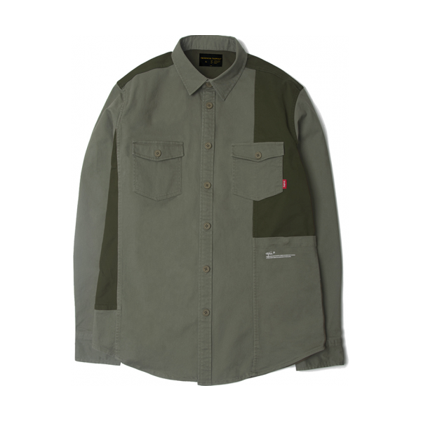 TNPE 拼接结构休闲衬衫 男女同款