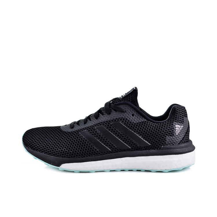 推荐商品：adidas Vengeful boost 休闲缓震 跑鞋 Black/White/Blue 黑白/薄荷蓝