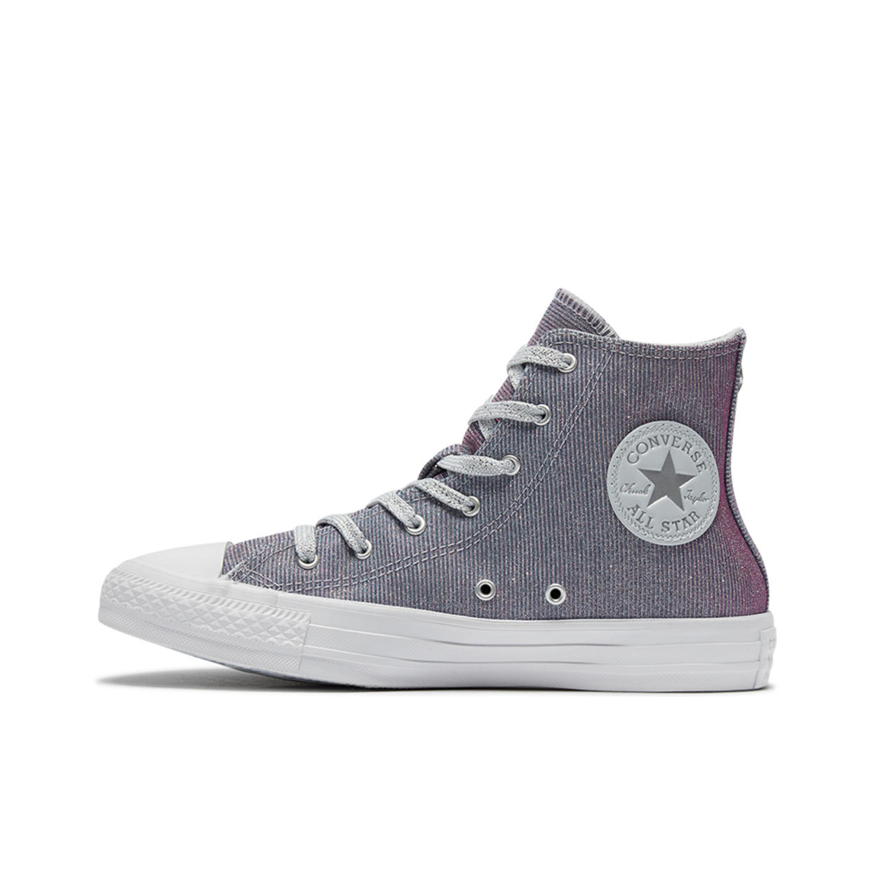 推荐商品：Converse/匡威 Chuck Taylor All Star 帆布鞋 常青款轻便防滑耐磨百搭复古圆头减震贴合高帮 Dark Gray/White 冷灰帆布Hi