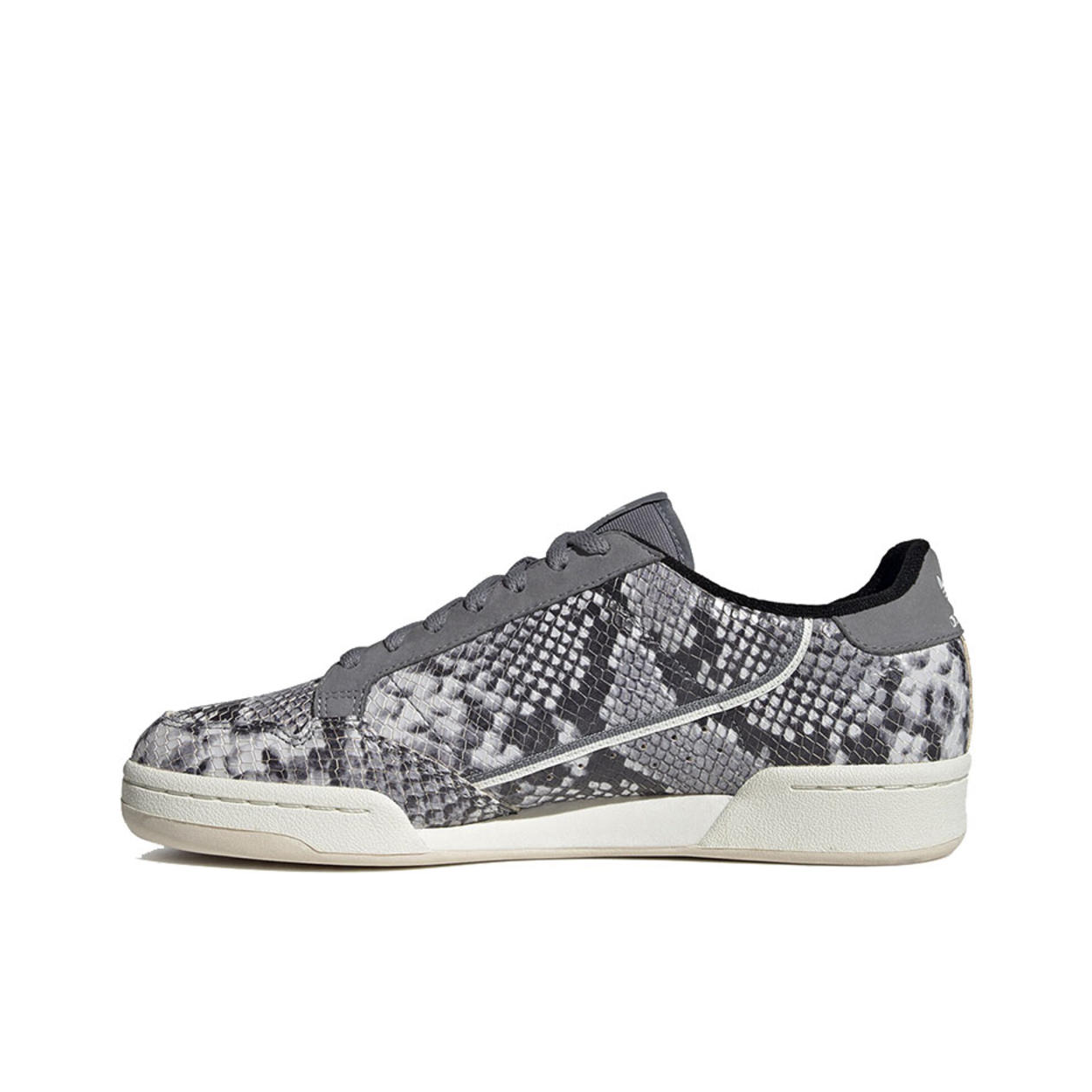 推荐商品：adidas Originals Continental 80 运动休闲鞋 板鞋 经典复古防滑耐磨防水舒适 White/DarkGray 蛇纹