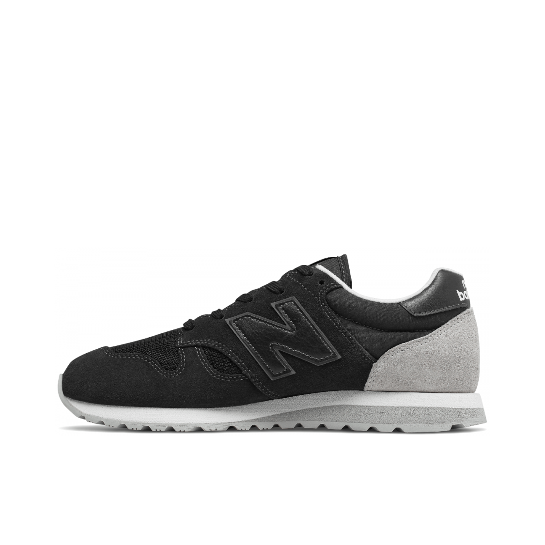 推荐商品：New Balance 520 运动休闲鞋 时尚百搭减震防滑耐磨舒适透气织物复古低帮 黑灰白