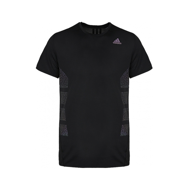 adidas 跑步透气圆领短袖T恤 CG1130