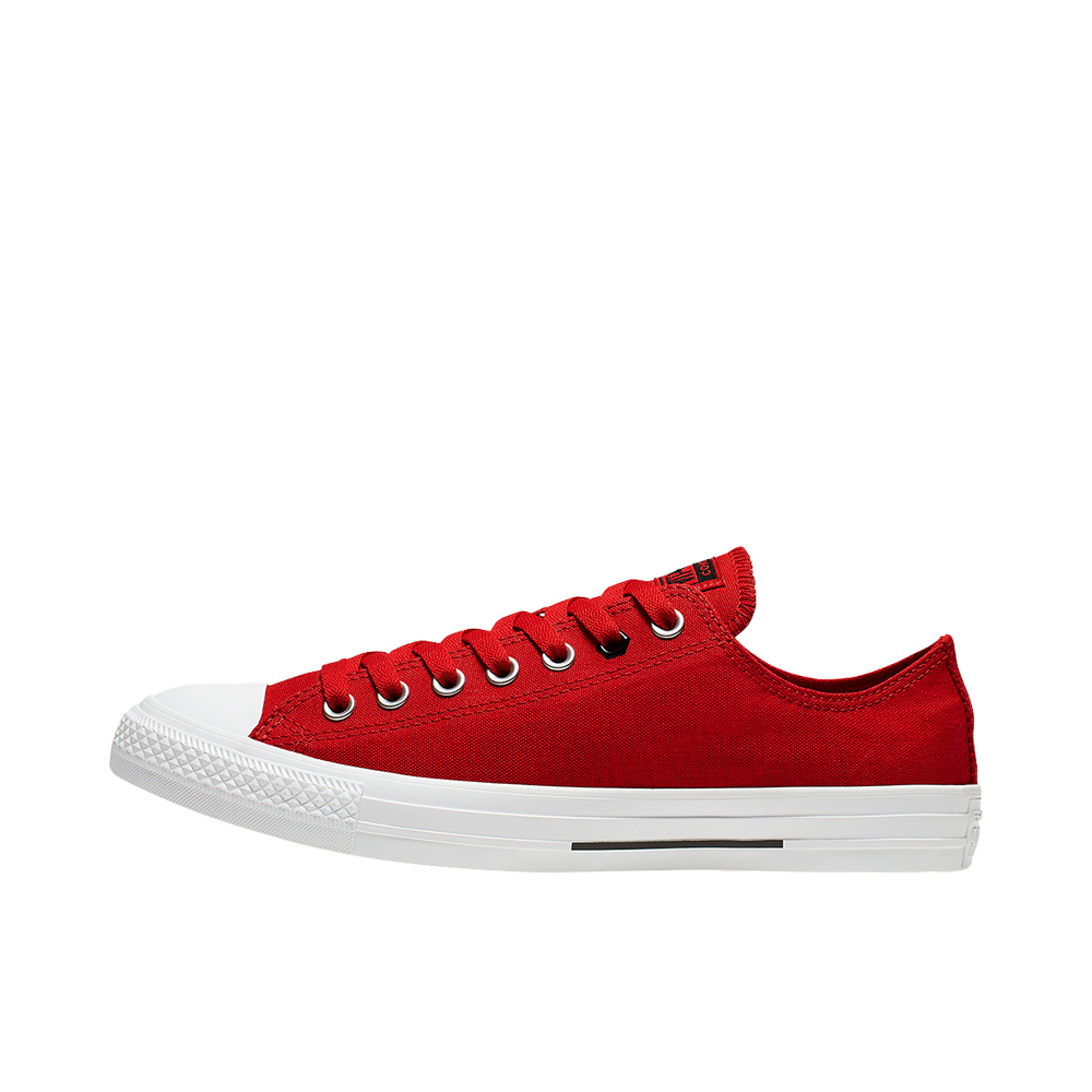 推荐商品：Converse/匡威 Chuck Taylor All Star 帆布鞋 常青款轻便防滑耐磨百搭复古圆头减震贴合高帮 Red/White 搪瓷红Low