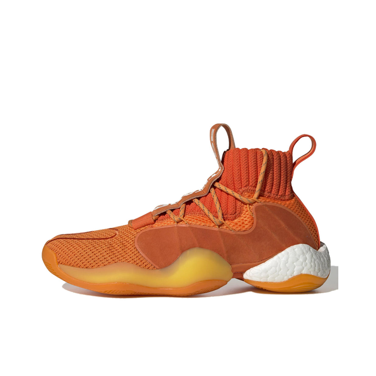 推荐商品：adidas Crazy BYW X Boost 篮球鞋 实战训练防滑耐磨减震运动  Pharrell/Orange 橘色