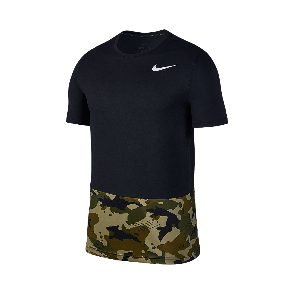 Nike 拼接迷彩短袖T恤 AQ1092