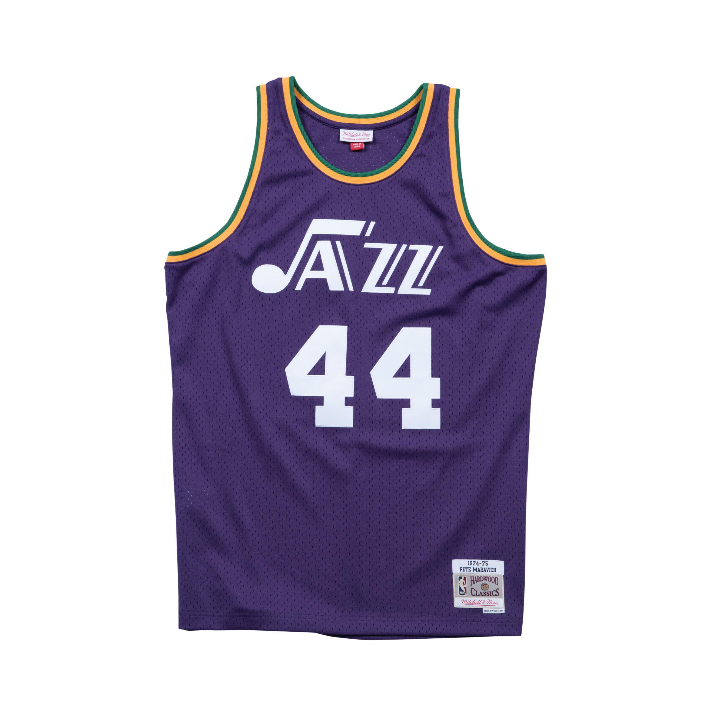 Mitchell Ness 皮特 马拉维奇 爵士队 44号球衣