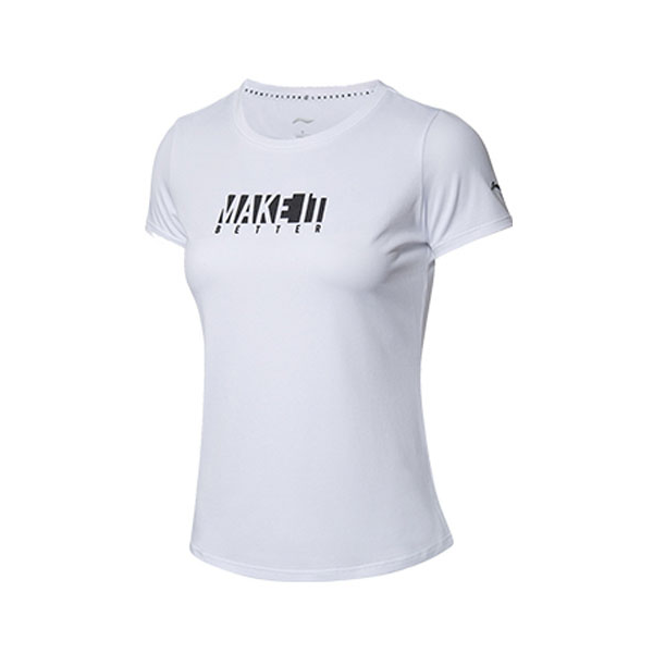 Li Ning 训练系列速干印花短袖T恤 男女同款 ATSP088