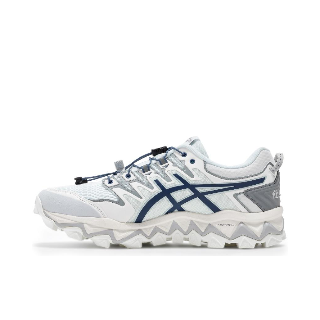 推荐商品：Asics/亚瑟士 GEL-FujiTrabuco 7 防滑耐磨 网面透气 运动 户外鞋 Chemist Creations联名/米白蓝