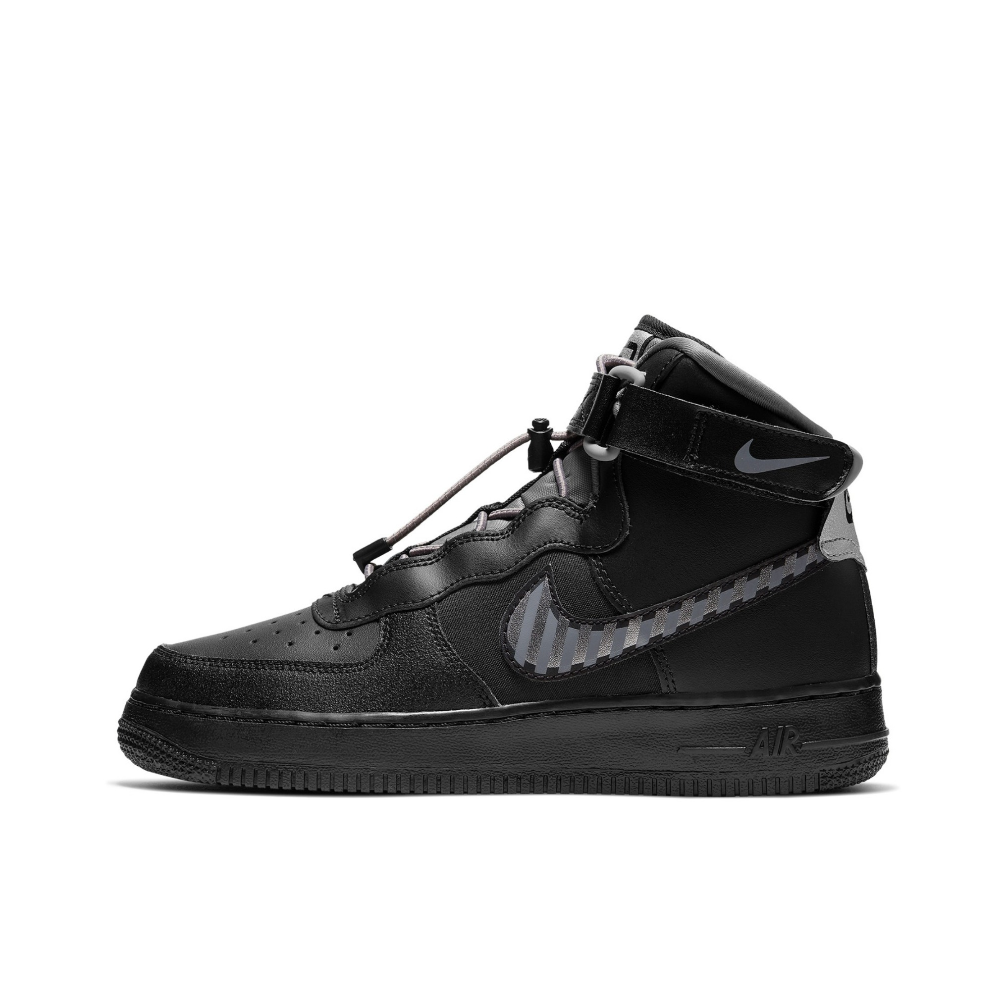 推荐商品：Nike Air Force 1 空军一号 板鞋 轻便舒适百搭耐磨防滑复古 High Black 高帮/黑/反射银