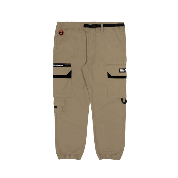 Aape 字母印花束脚休闲长裤 6547