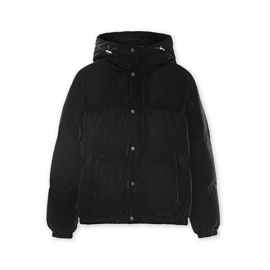 PEACEBIRD/太平鸟 连帽短款宽松羽绒服 男女同款 BWAC84291