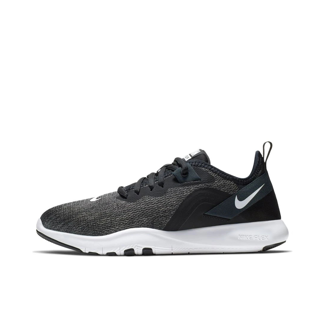 推荐商品：Nike Flex Trainer 9 防滑拼接 训练鞋 Black/White 黑白