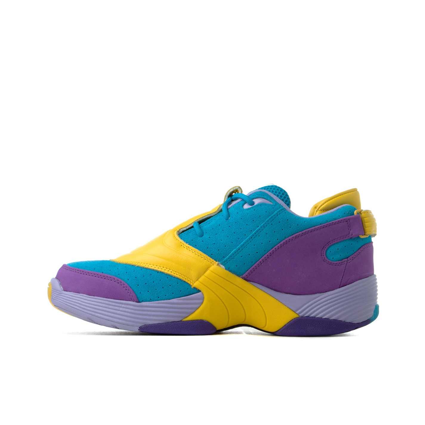 推荐商品：Reebok/锐步 Answer 5 合成革 复古潮流 运动休闲 防滑耐磨 篮球鞋 BBC Ice Cream联名/篮子黄