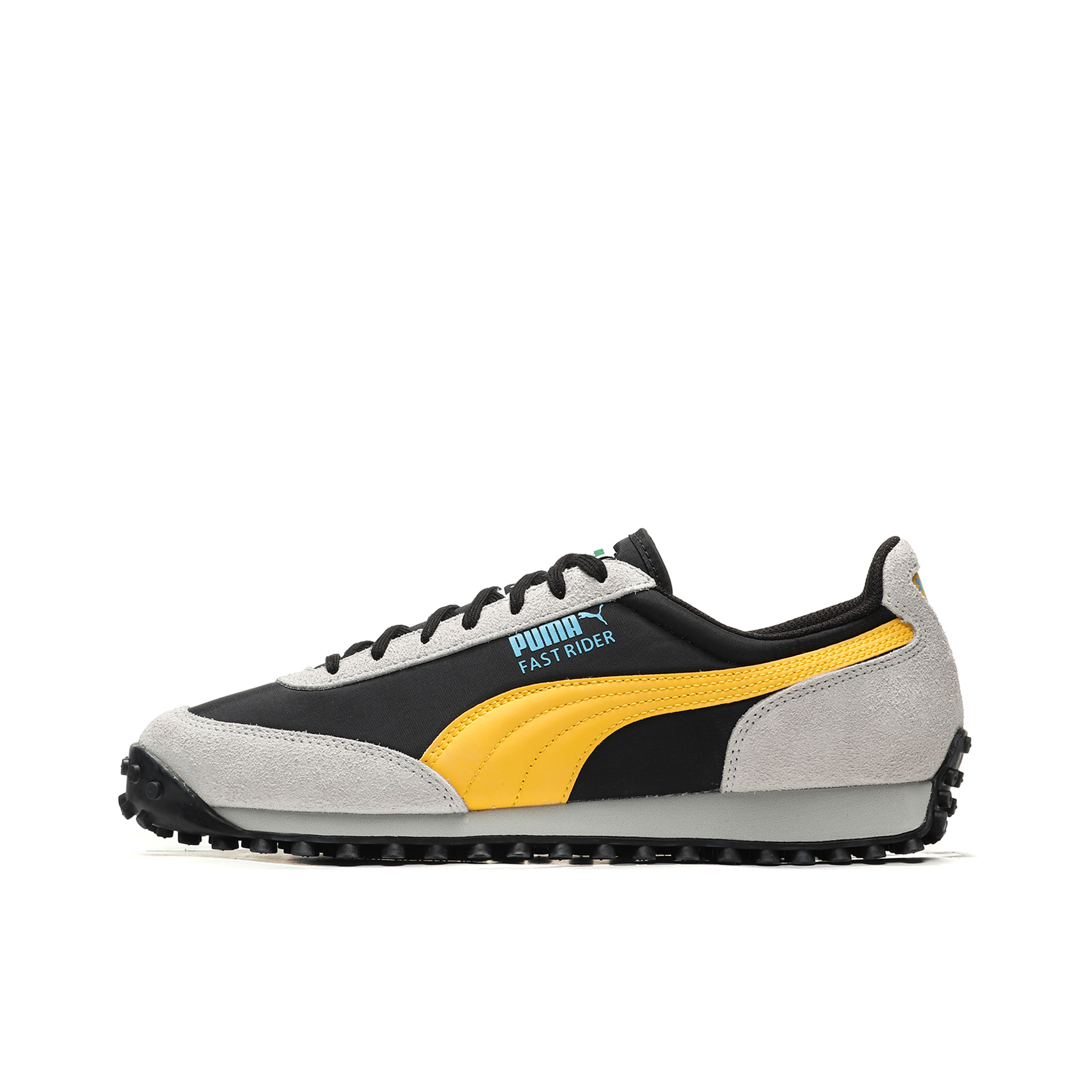 推荐商品：Puma/彪马 Fast Rider 轻便舒适 减震透气 防滑耐磨 复古 运动休闲鞋 黑灰黄