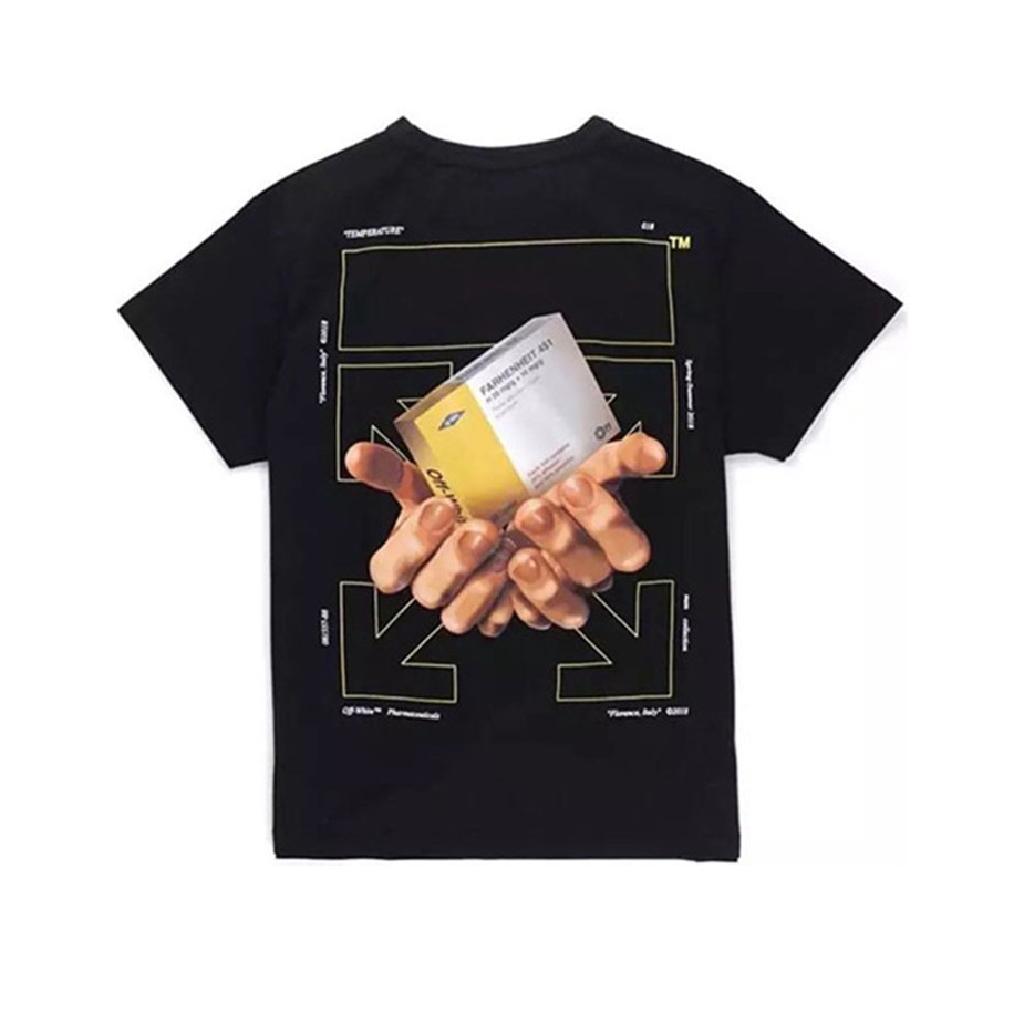Off-White 双手背面药盒箭头短袖T恤