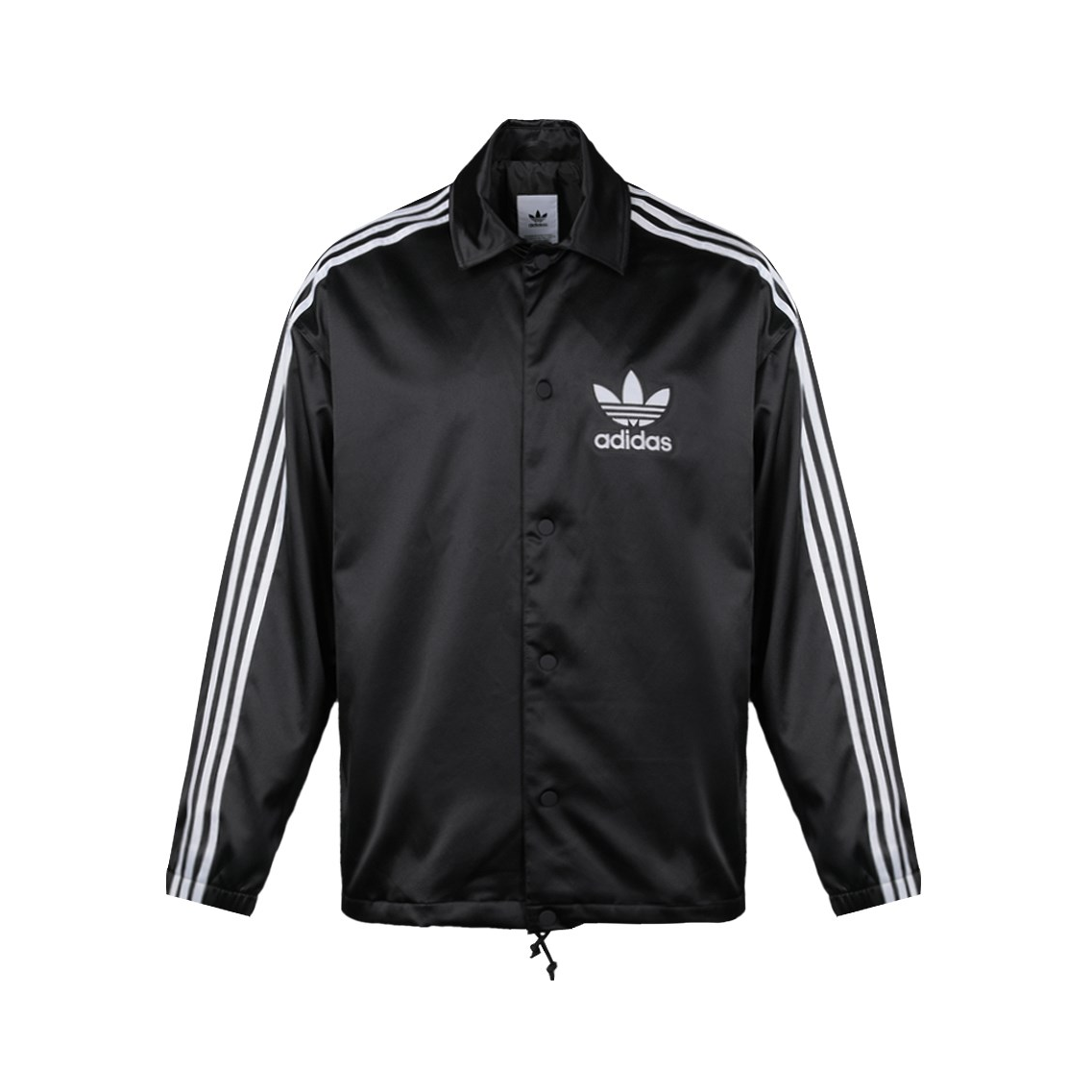 adidas Originals 2024AW 运动按扣拉链立领防风夹克 男女同款 DV1617