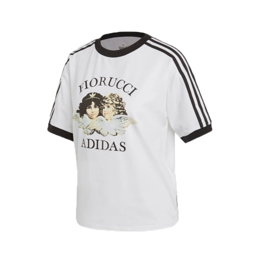【FIORUCCI联名】adidas Originals 小天使三条杠圆领短袖T恤 ED8775