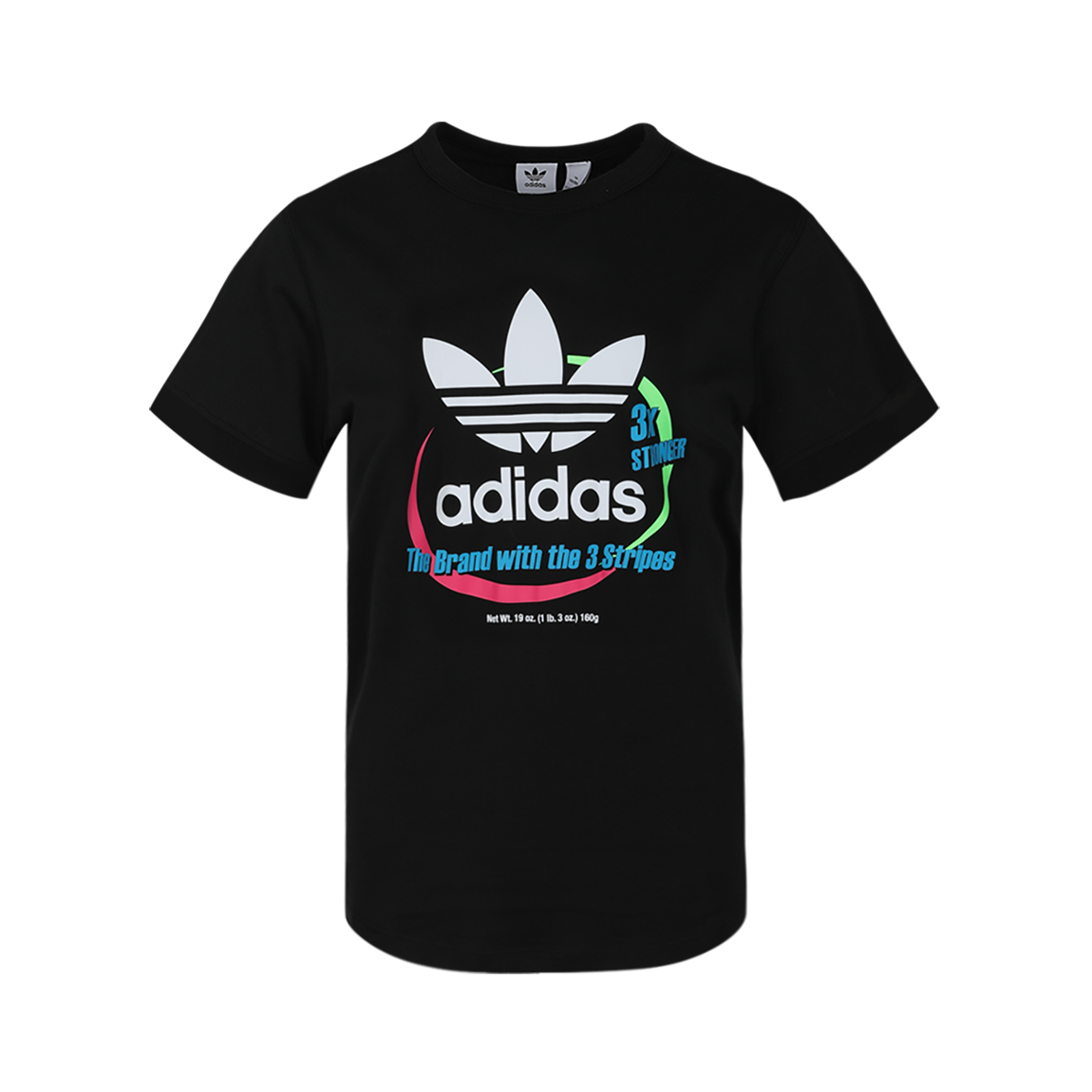 【王嘉尔同款】adidas Originals 大Logo运动纯棉休闲圆领短袖T恤 FK9975