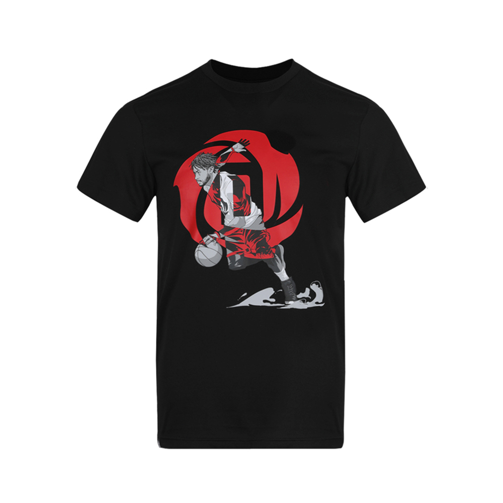 adidas ROSE GEEK UP 利拉德/罗斯圆领套头短袖T恤 DU6295