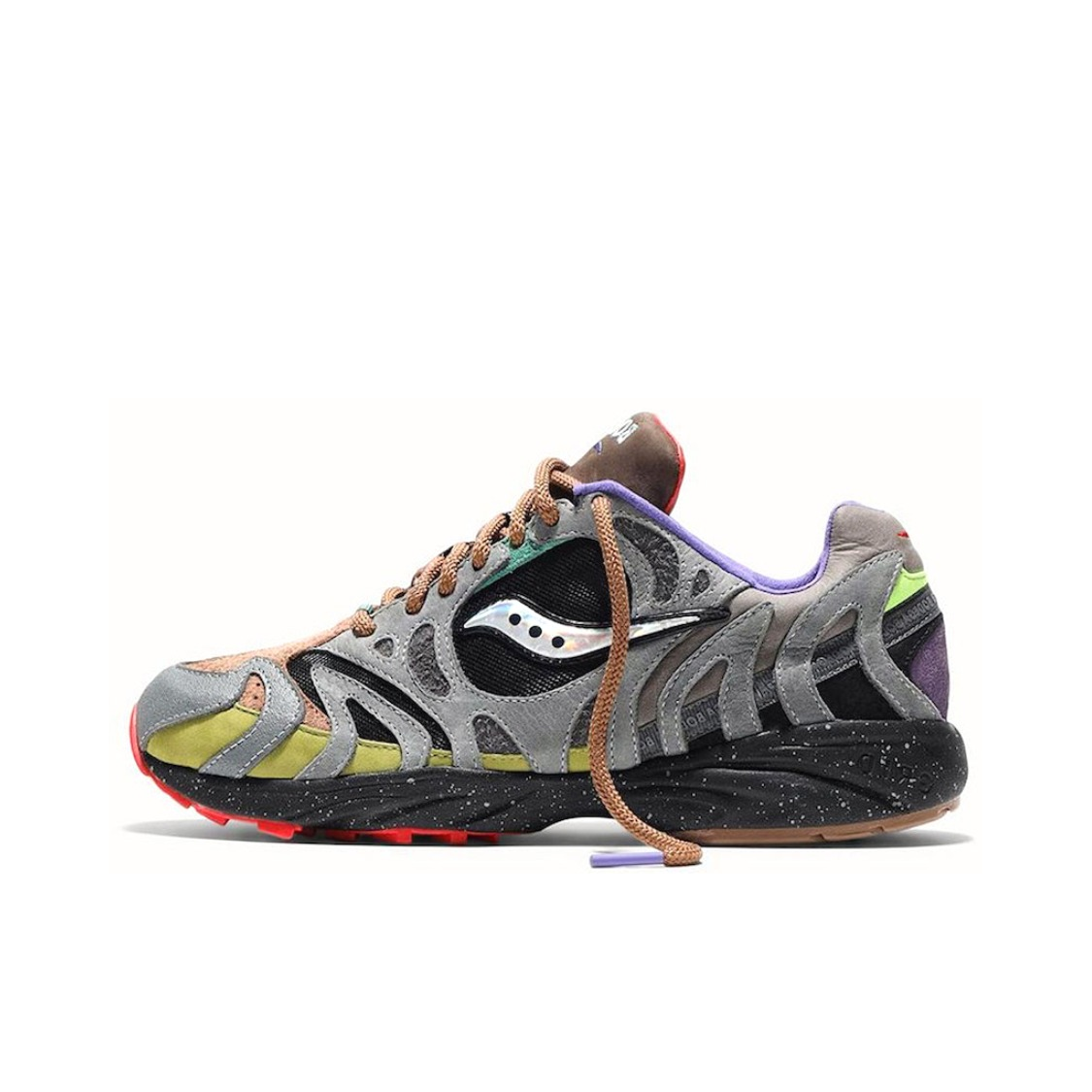 推荐商品：Saucony/索康尼 Grid Azura 2000 减震耐磨 透气 轻便回弹 复古 织物 跑鞋 Ever Ready Bodega联名/灰色