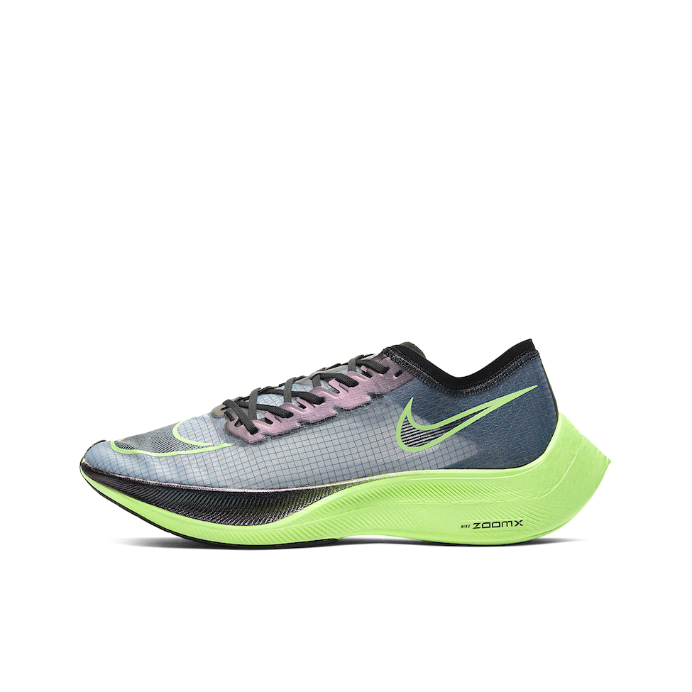 推荐商品：Nike ZoomX VaporFly NEXT% 1 跑鞋 防滑耐磨舒适轻便减震透气碳板气垫马拉松运动休闲织物 Valerian Blue 绿色/黑灰/蓝色
