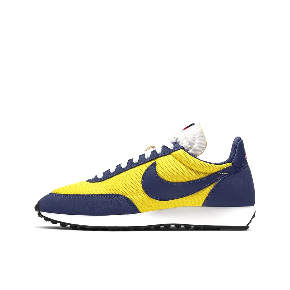 推荐商品：Nike Air Tailwind 79 OG 跑鞋 休闲复古时尚防滑耐磨轻便支撑透气织物运动圆头 Navy/Yellow 藏蓝/黄色