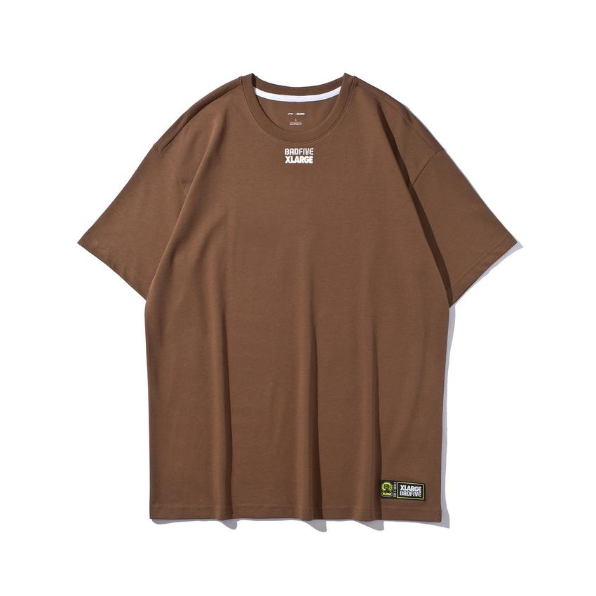 Li Ning x XLARGE 联名 反伍BADFIVE破旧立新系列印花短袖T恤 AHSP535