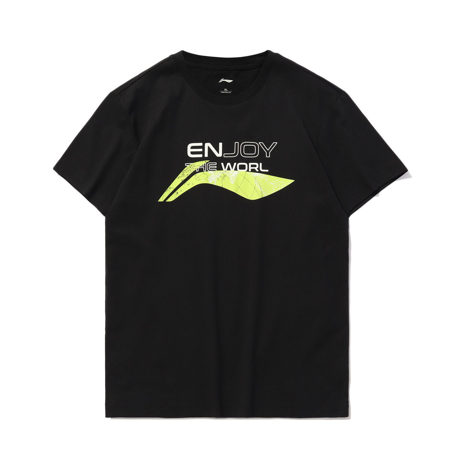 李宁 Li Ning 运动时尚大Logo字母印花系列圆领短袖T恤 AHSQ583