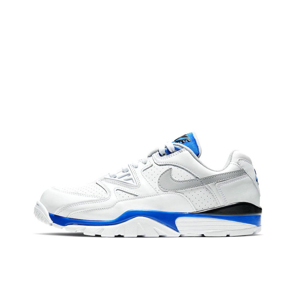 推荐商品：Nike Air Cross Trainer 3 轻便透气 防滑耐磨 复古时尚 训练鞋 Racer Blue 白色/蓝色