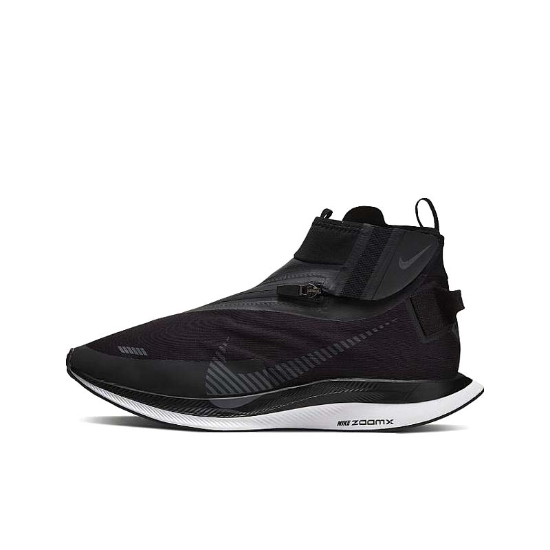 推荐商品：Nike Pegasus Turbo Shield 跑鞋 拉链魔术贴轻便防滑超级飞马潮流时尚 Black/Dark Smoke Grey 黑灰红